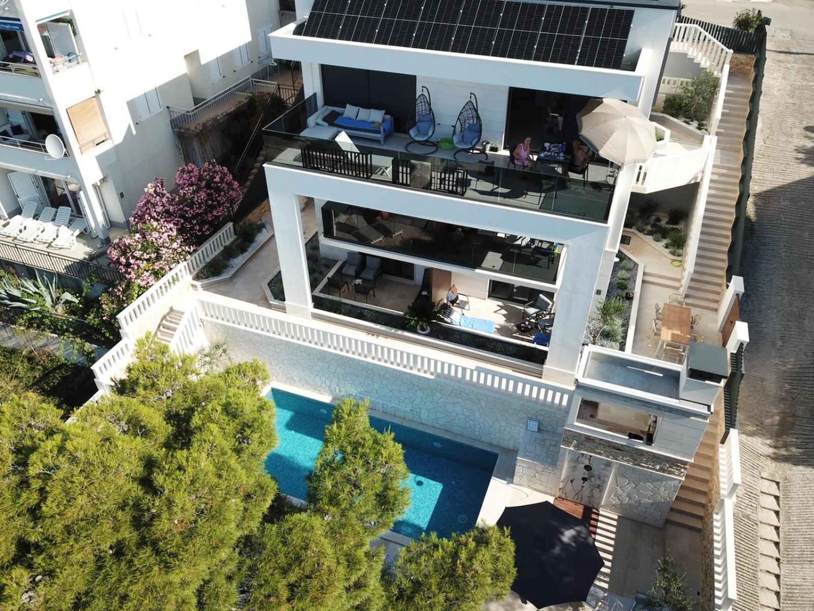 Čiovo Luxury Beachfront Villa Carlisa מראה חיצוני תמונה