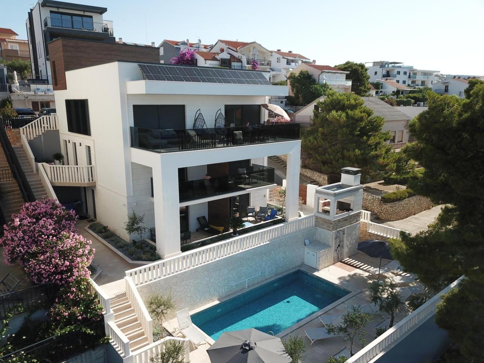 Čiovo Luxury Beachfront Villa Carlisa מראה חיצוני תמונה